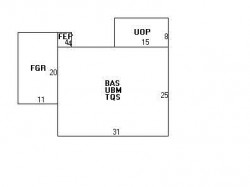 52 Clinton Pl, Newton MA  02459-1141 floor plan
