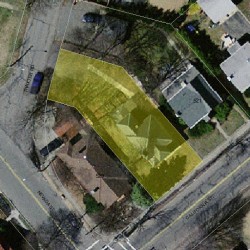 525 California St, Newton MA 02460-1210 aerial view