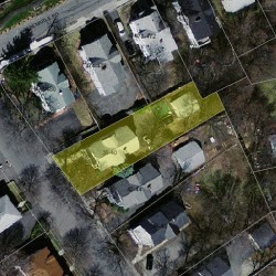 40 Eddy St, Newton MA  02465-2134 aerial view