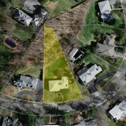 190 Baldpate Hill Rd, Newton MA 02459-2857 aerial view