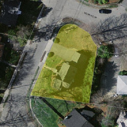 66 Langdon St, Newton MA 02458-1845 aerial view