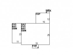 153 Oliver Rd, Newton MA  02468-2322 floor plan