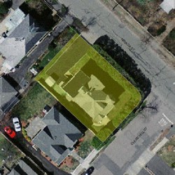 5 Churchill St, Newton MA 02460-1406 aerial view