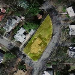 3 Victoria Cir, Newton MA 02459-1016 aerial view