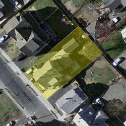 106 West St, Newton MA 02458-1327 aerial view