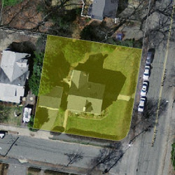 1083 Walnut St, Newton MA 02461-1262 aerial view