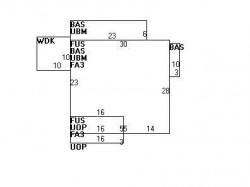 52 Clyde St, Newton MA  02460-2209 floor plan