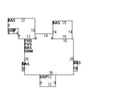 1574 Centre St, Newton MA 02461-1234 floor plan