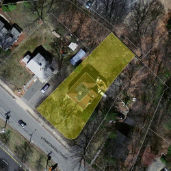 1733 Commonwealth Ave, Newton MA 02465-2828 aerial view