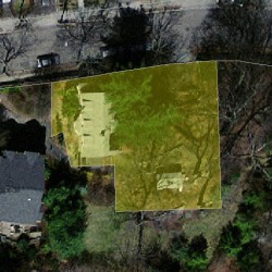34 Thurston Rd, Newton MA 02464-1245 aerial view