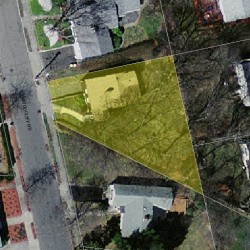 250 Woodcliff Rd, Newton MA 02461-2128 aerial view