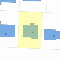 559 Boylston St, Newton MA  02459-2740 plot plan