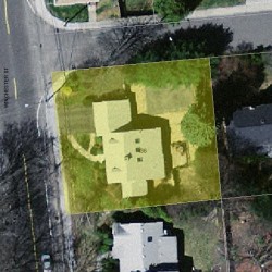 436 Winchester St, Newton MA  02461-2013 aerial view