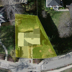 667 Commonwealth Ave, Newton MA 02459-1102 aerial view