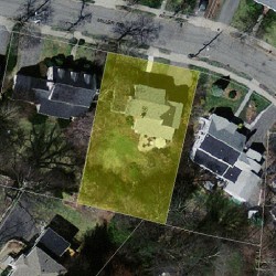 56 Miller Rd, Newton MA  02459-2436 aerial view