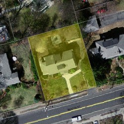 1451 Beacon St, Newton MA 02468-1602 aerial view