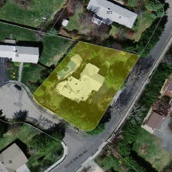 17 Countryside Rd, Newton MA 02459-2915 aerial view