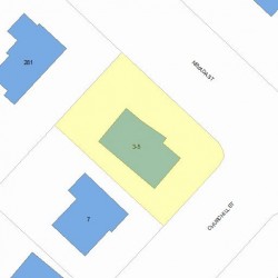 5 Churchill St, Newton MA 02460-1406 plot plan