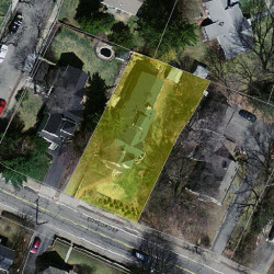 178 Concord St, Newton MA  02462-1314 aerial view