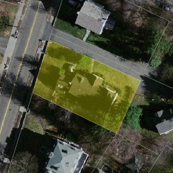 70 Waverley Ave, Newton MA 02458-2135 aerial view