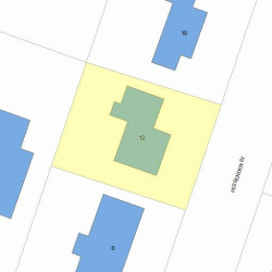 12 Fessenden St, Newton MA 02460-1118 plot plan