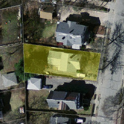 79 Brookside Ave, Newton MA 02460-1523 aerial view