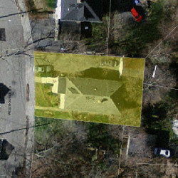12 Westbourne Rd, Newton MA 02459-1616 aerial view