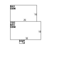 111 Adams Ave, Newton MA  02465-1045 floor plan
