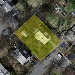 31 Judkins St, Newton MA 02460-1415 aerial view