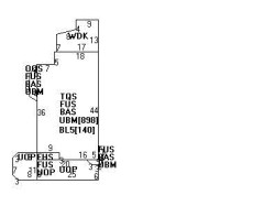 202 Homer St, Newton MA  02459-1435 floor plan