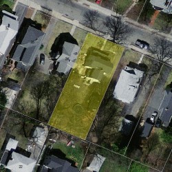 20 Orris St, Newton MA  02466-1312 aerial view