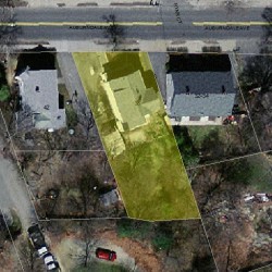 38 Auburndale Ave, Newton MA 02465-1404 aerial view