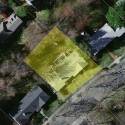 116 Rosalie Rd, Newton MA  02459-3153 aerial view