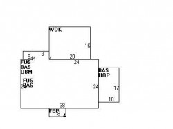 54 Shornecliffe Rd, Newton MA 02458-2438 floor plan