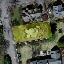 40 Fountain St, Newton MA  02465-2723 aerial view