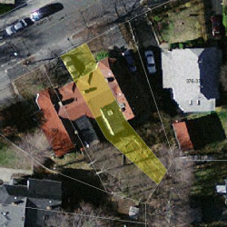 382 Ward St, Newton MA 02459-1217 aerial view