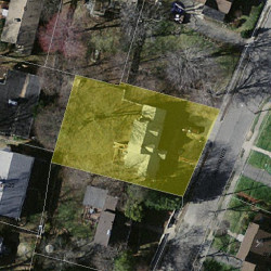 49 Langdon St, Newton MA 02458-1803 aerial view