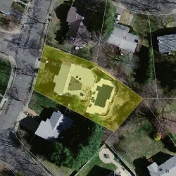 64 Dorcar Rd, Newton MA 02459-3403 aerial view