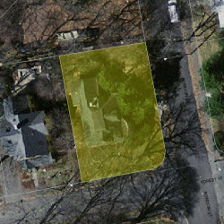 29 Bowdoin St, Newton MA  02461-1431 aerial view