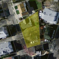 70 Faxon St, Newton MA 02458-1035 aerial view