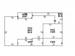10 Bellevue St, Newton MA 02458-1919 floor plan