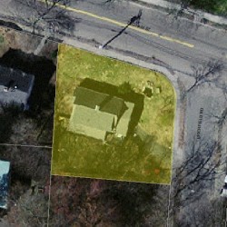 33 Dedham St, Newton MA 02461-2108 aerial view