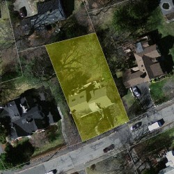 139 Highland Ave, Newton MA 02465-2509 aerial view