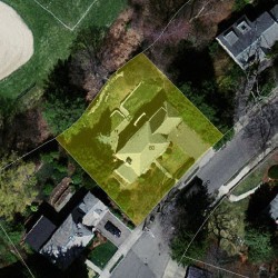 60 Oldham Rd, Newton MA 02465-2329 aerial view