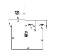 8 Pickwick Rd, Newton MA 02465-2819 floor plan
