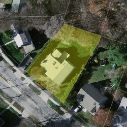 12 Wheeler Rd, Newton MA  02459-2655 aerial view