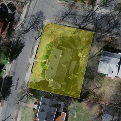 56 Fisher Ave, Newton MA 02461-1107 aerial view