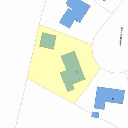 15 Antonellis Cir, Newton MA  02459-3707 plot plan