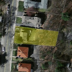 420 Lowell Ave, Newton MA 02460-2152 aerial view