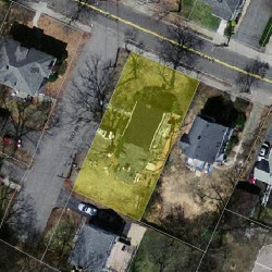 6 Acorn Dr, Newton MA  02466-1501 aerial view